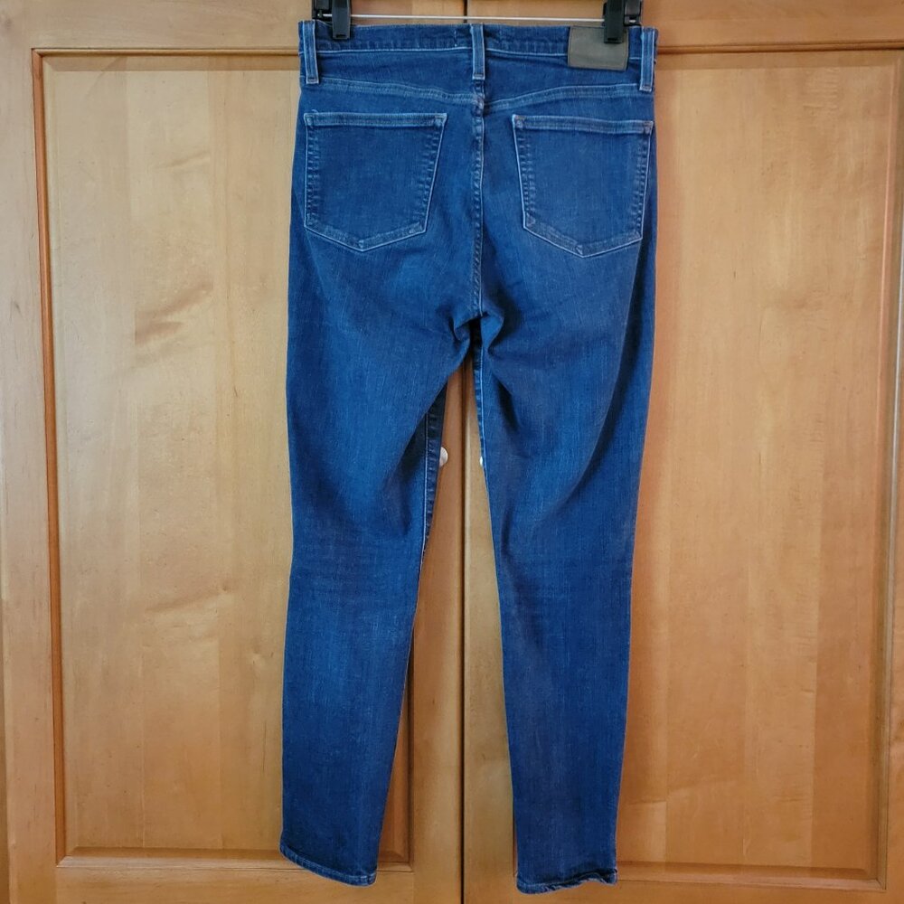 J. Crew 9" High-Rise Toothpick Stretch Denim Jeans - 29 (size 8) - Picture 2 of 9